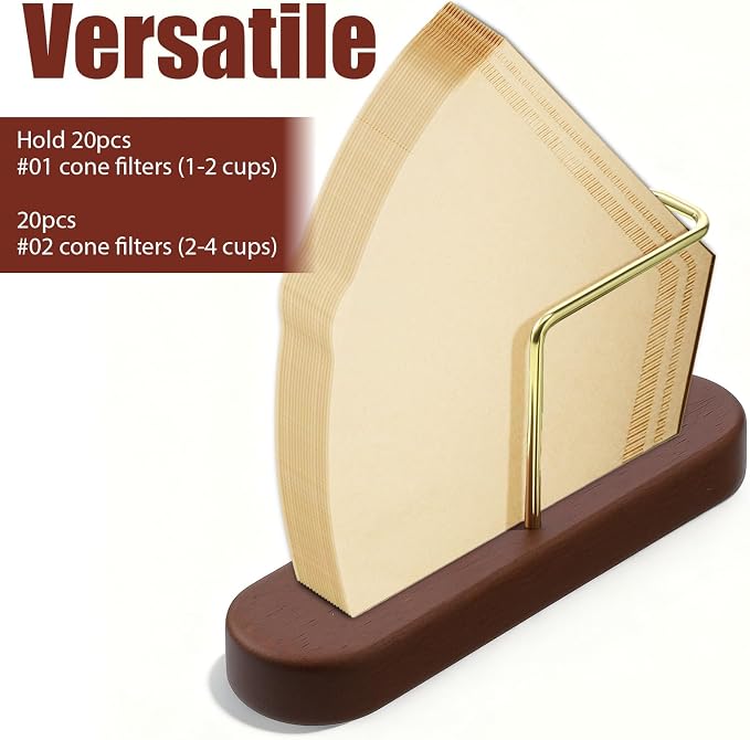 Cone Coffee Filter Holder Stand Coffee Filter Storage Holder Organizer Kitchen - Image 3