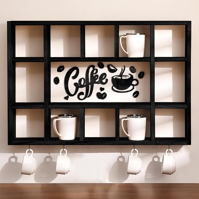 Cinnvoice Oversize Coffee Mug Display Shelf by Cinnvoice