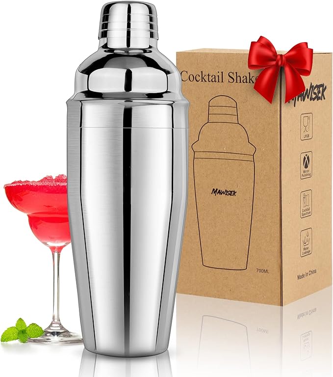 Cocktail Shaker 24oz Martini Shaker Drink Shaker Bar tools by Mawisek