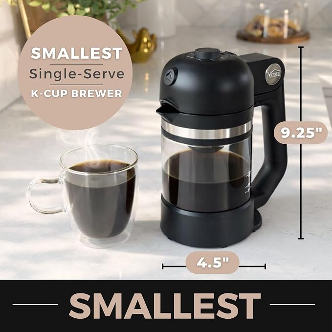 VINCI Micro Café Smallest Single-Serve Glass Coffee Brewer | Compatible - Image 2
