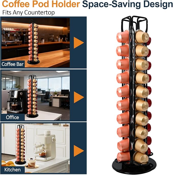 Coffee Pod Holder – 360° Silent Rotating - Image 5
