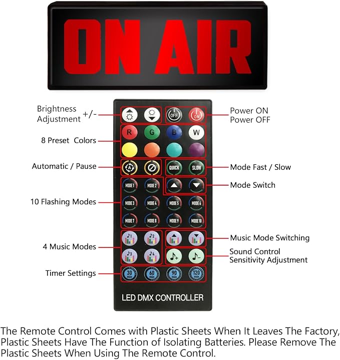 On Air Sign LED Retro Light, USB Powered Wall Mount or Desk Light Box, Youtube - Image 3