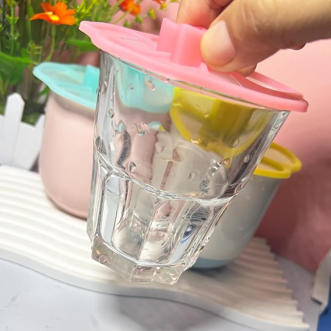 Extra-large Silicone Cup Lid, Flexible Mug Covers, Tea Pots, Hot Cup Lids - Image 9