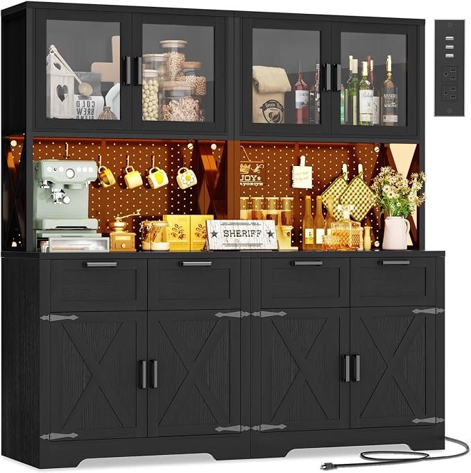 Unikito 71" Tall Kitchen Pantry Storage Cabinet by Unikito
