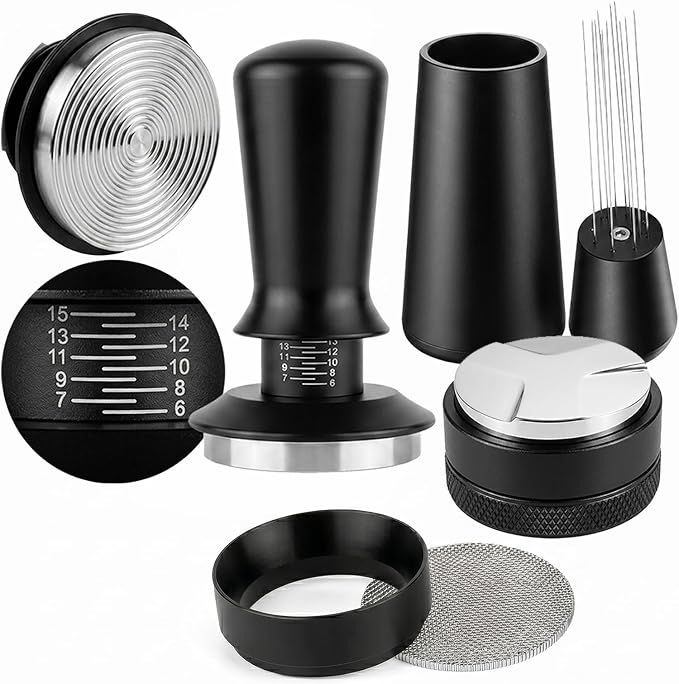5PCS 51mm Espresso Accessories Kit: Espresso Tamper, WDT Tool, Coffee by Unknown