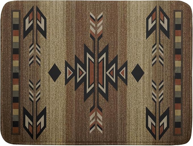 Giwawa 18"x24" Southwestern Dish Drying Mat Rustic Brown Tribal Ethnic Large by Giwawa