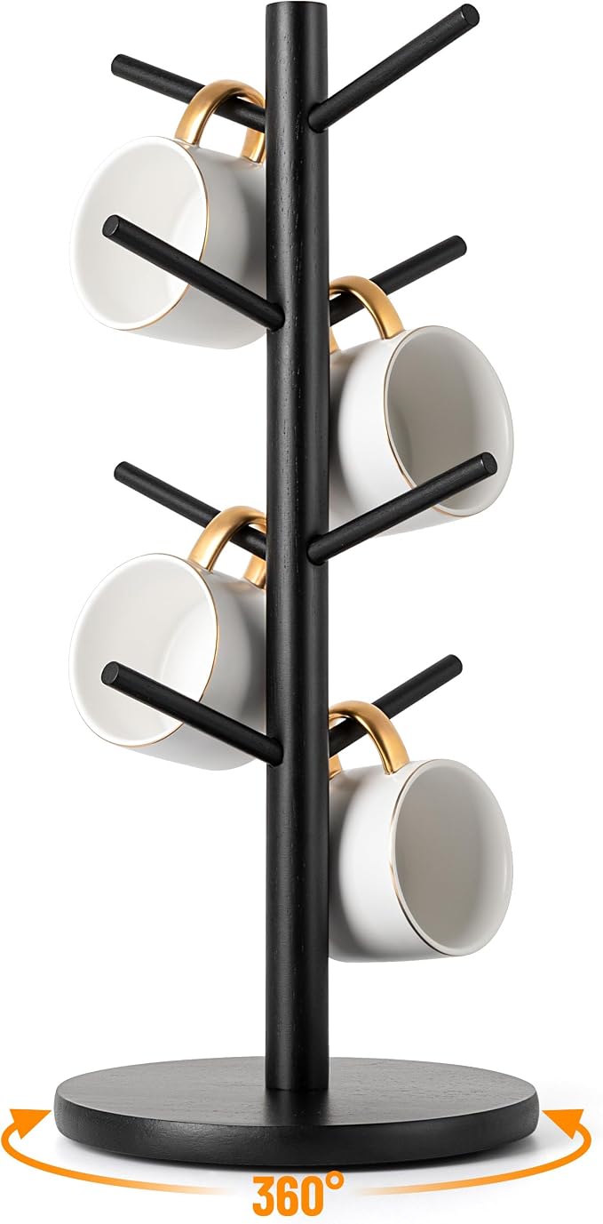 MyLifeUNIT Mug Holder Tree, 360° Rotated Coffee Cup Holder by MyLifeUNIT