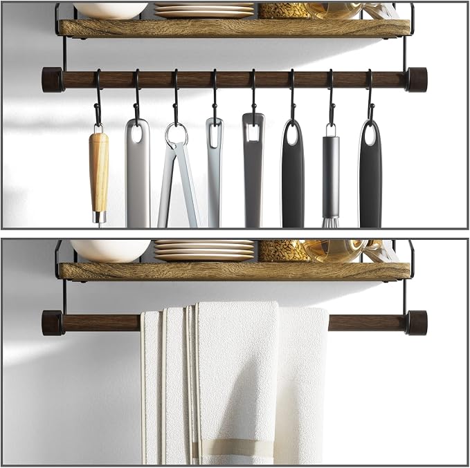 Alsonerbay Floating Shelves Wood Shelves - Image 7