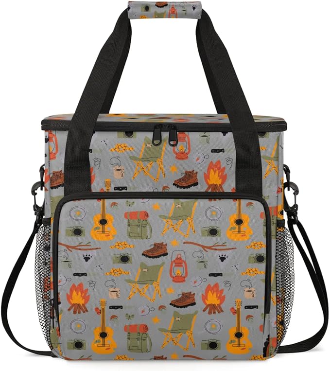 Camping Coffee Maker Travel Bag, Camping Large Carrying Storage Case Insulated by Home