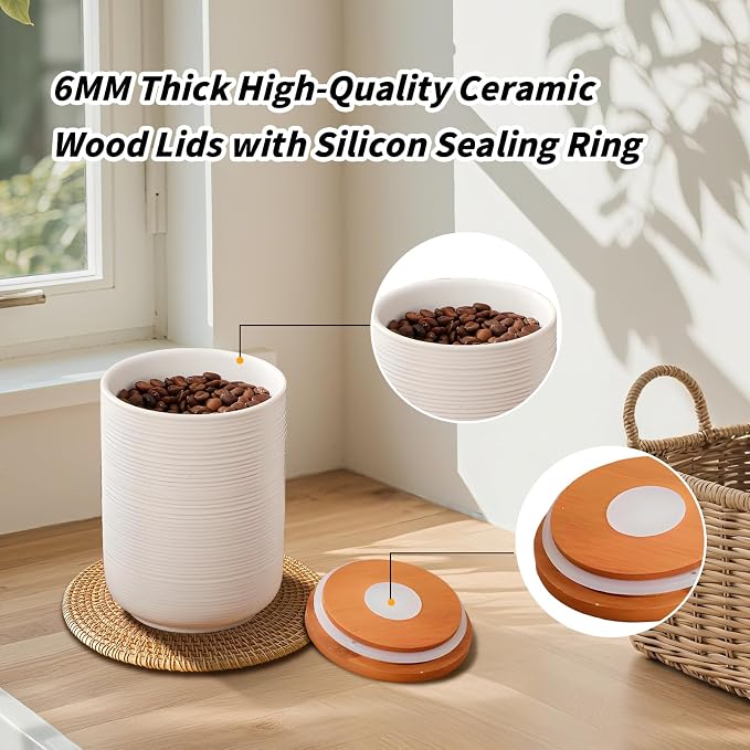 Food Storage Jar Strong Ceramic Storage Canisters - Image 3