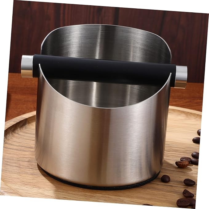 DOITOOL Coffee Knock Bin with Cleaning Brush Set Coffee Ground Bin Sturdy Knock - Image 4