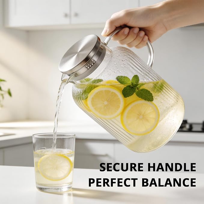 Bivvclaz 1 Gallon Glass Pitcher - Image 5