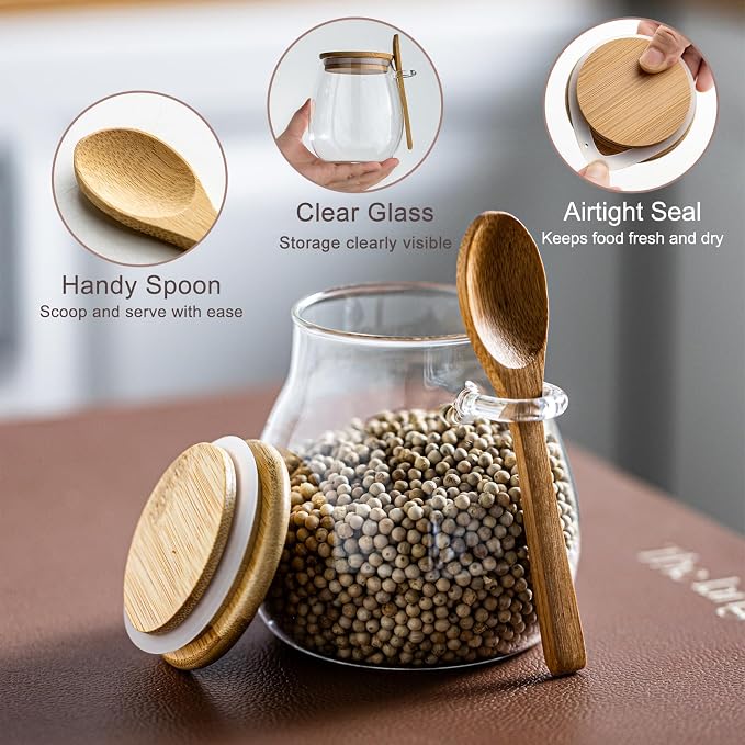 Airtight Glass Food Storage Jars - Image 4