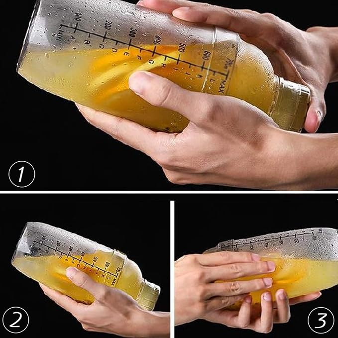 2 Pcs Plastic Cocktail Shaker, Drink Mixer Hand Shaker Cup - Image 8