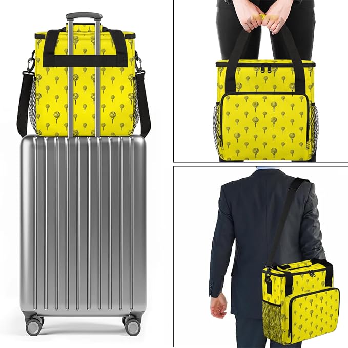 Golf Ball Coffee Maker Travel Bag, Golf Ball Large Carrying Storage Case - Image 7
