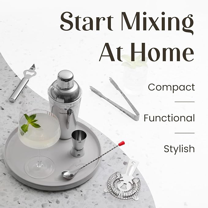 Modern Mixology Cocktail Shaker Set - Image 3