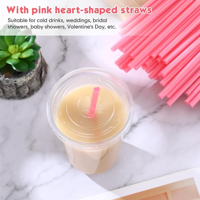 Ziliny 50 Sets Clear Plastic Cups - Image 2