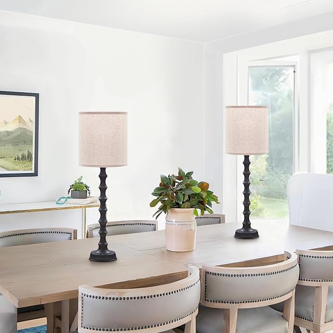 EUO 30.5" Rustic Buffet Table Lamps - Image 7
