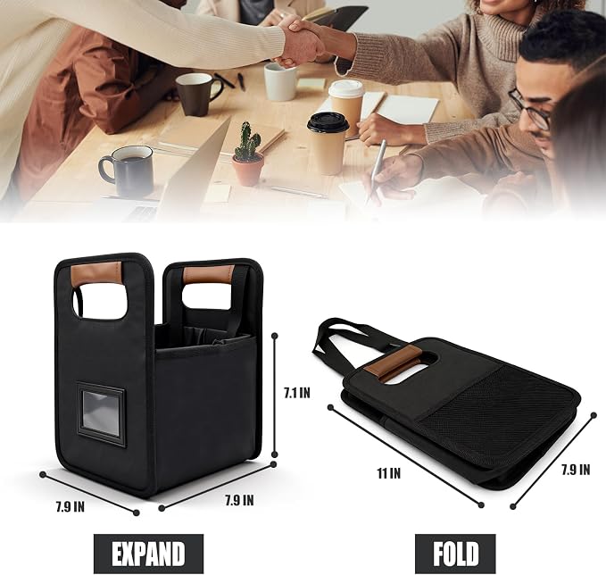 Upgraded Portable 4 Cup Drink Carrier - Image 4