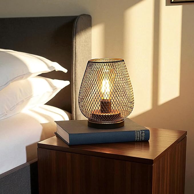 JHY DESIGN Metal Cage LED Lantern Battery Powered Cordless Accent Light - Image 4