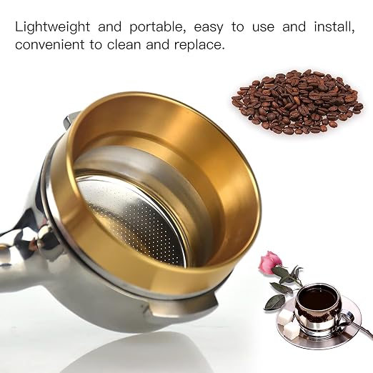 Espresso Dosing Funnel Aluminum Universal Coffee Powder Dosing Coffee Maker - Image 9