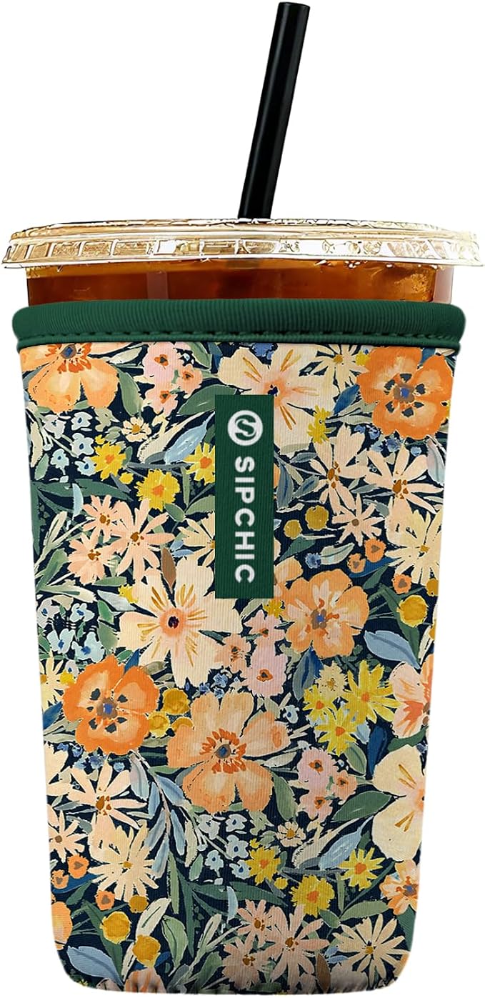 Iced Coffee Sleeve – Neoprene Reusable Cup Sleeves by Unknown