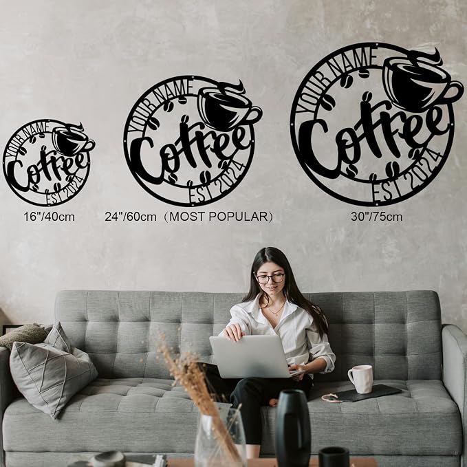 Custom Metal Coffee Bar Signs - Image 6