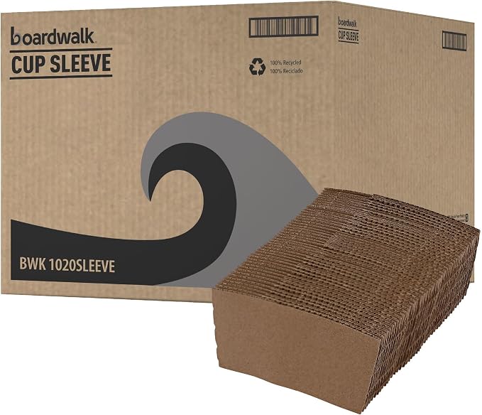Boardwalk Cup Sleeves, Fits 10 oz to 20 oz Hot Cups, 200/Carton - Image 8