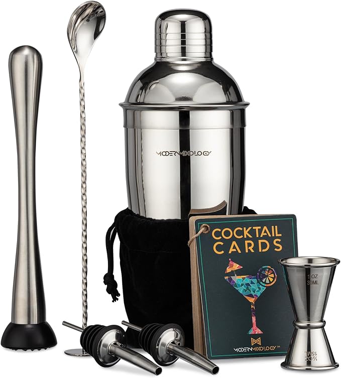 Modern Mixology 8-Piece Cocktail Shaker Set by ModernMixology