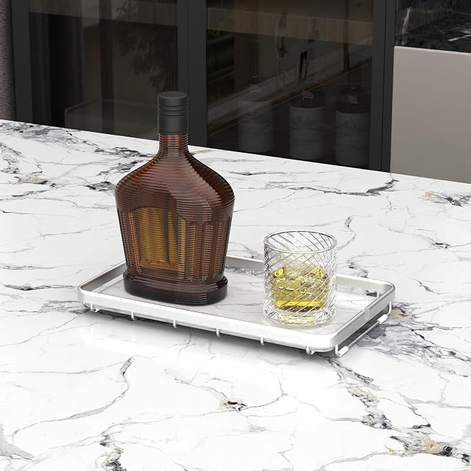 Counter Organizer for Bathroom, Kitchen or Coffee Bar, Metal Shelf - Image 2