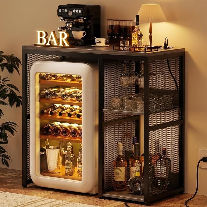 Homieasy Mini Fridge Cabinet by Homieasy