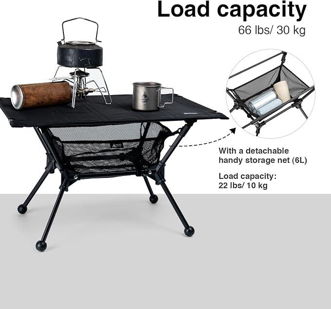 ONETIGRIS Dipper Camping Table, Lightweight Portable Folding Table - Image 5