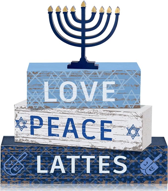 Geelin 4 Pcs Hanukkah Decorations by Geelin