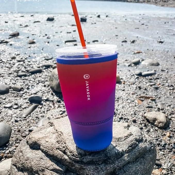 Sok It JavaSok Iced Coffee & Cold Soda Insulated Neoprene Cup Sleeve - Image 2