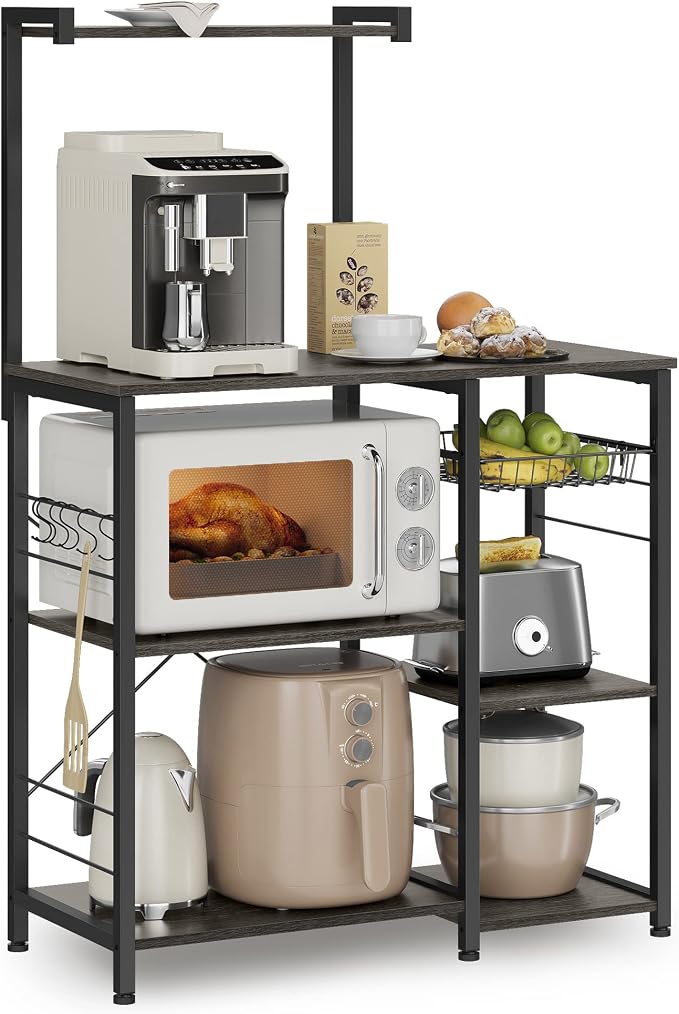 VASAGLE Baker's Rack, Microwave Stand, Kitchen Storage Rack by Unknown