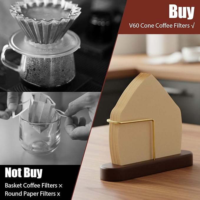 Cone Coffee Filter Holder Stand Coffee Filter Storage Holder Organizer Kitchen - Image 7