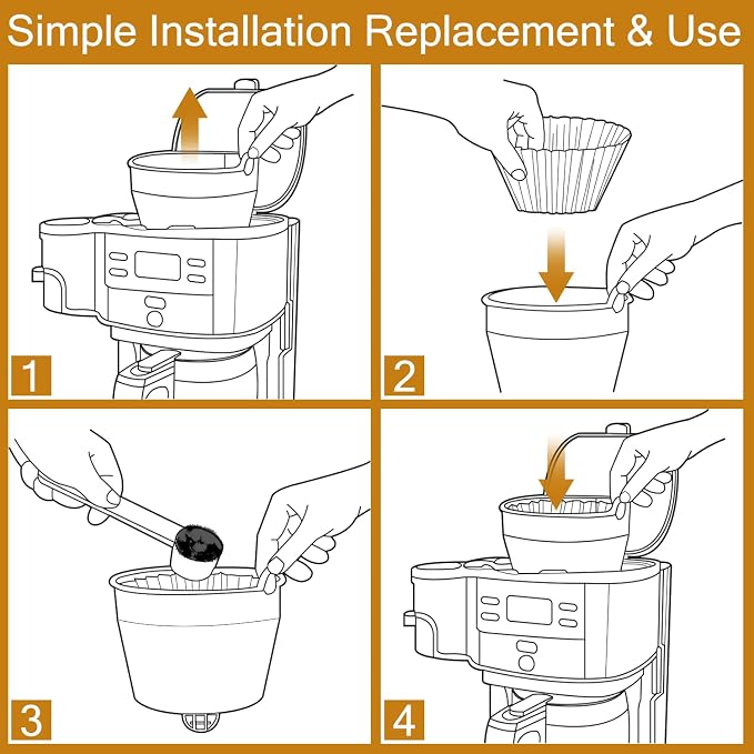 HASMX 990117900 Coffee Maker Brew Basket Replacement Part - Image 3