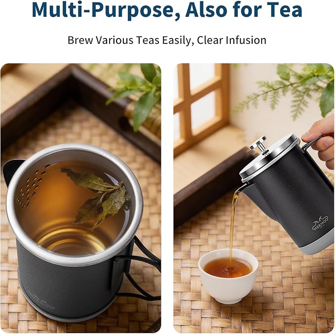 MERMOO YILAN Stainless Steel French Press - Image 9