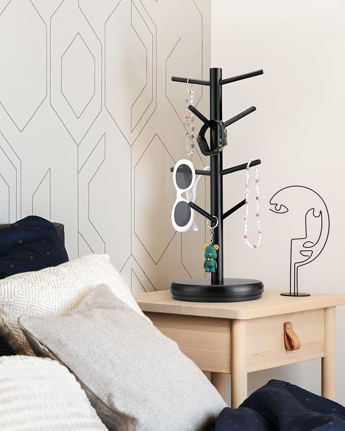 Lorbro Coffee Mug Tree, 360° Rotated Mug Holder - Image 8