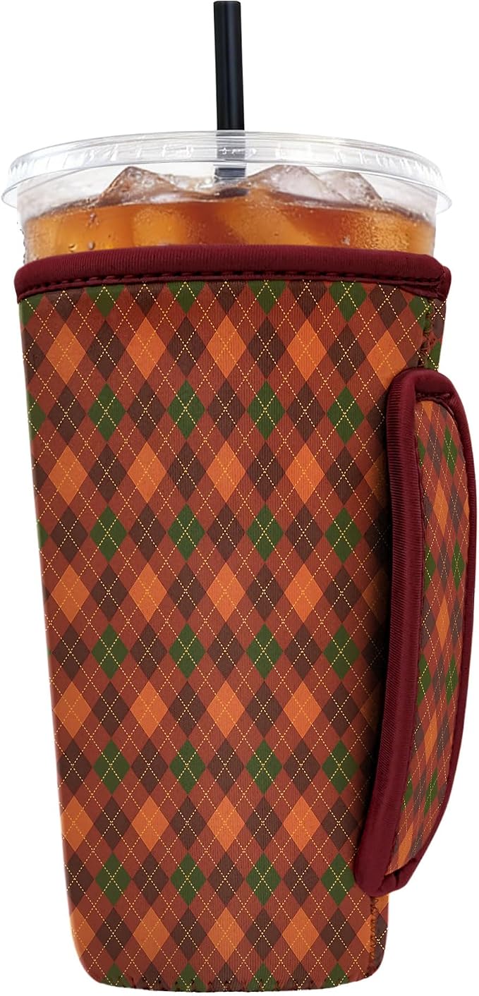 Reusable Insulated Neoprene Iced Coffee Sleeve by Cavllson