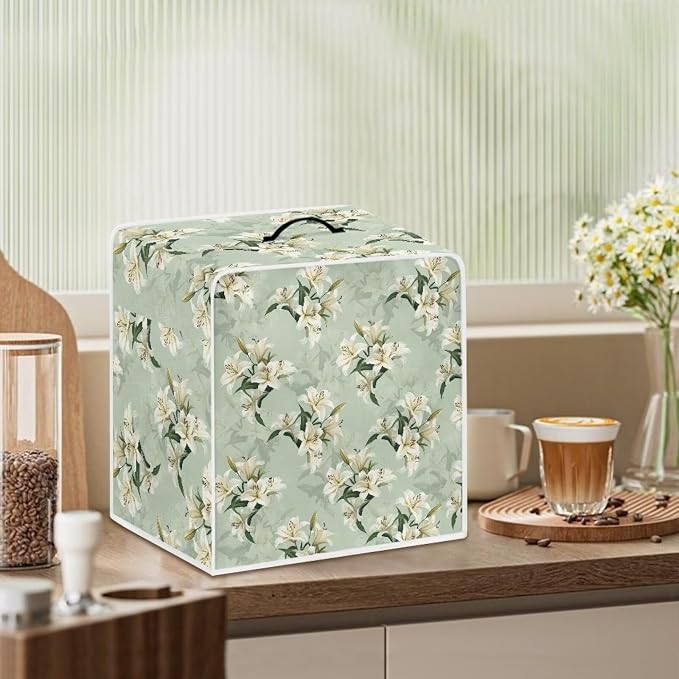 Coffee Maker Dust Cover Small Kitchen Appliance Cover Compatible Most Standard - Image 3
