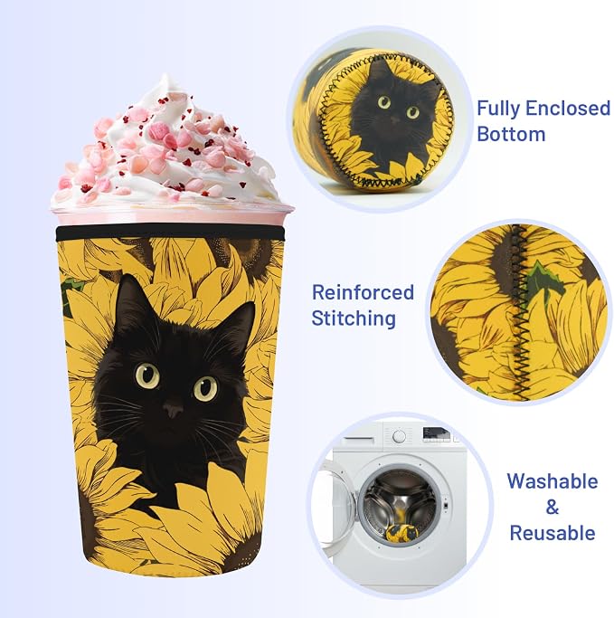 Iced Coffee Sleeve Reusable Cup Sleeves - Image 5