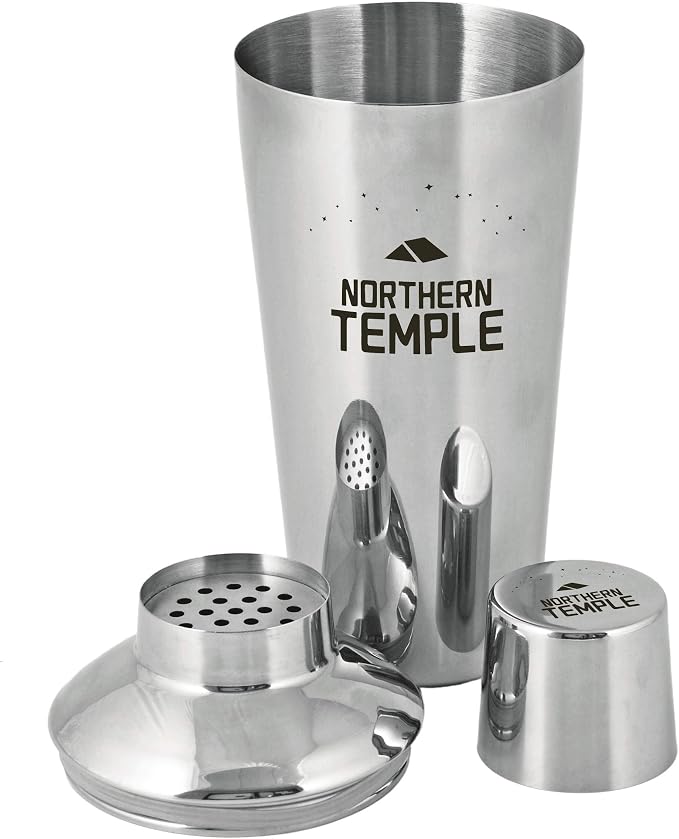 True Retro Stainless Steel Cocktail Shaker, Cold Brew Cocktails, Whiskey Sour - Image 2
