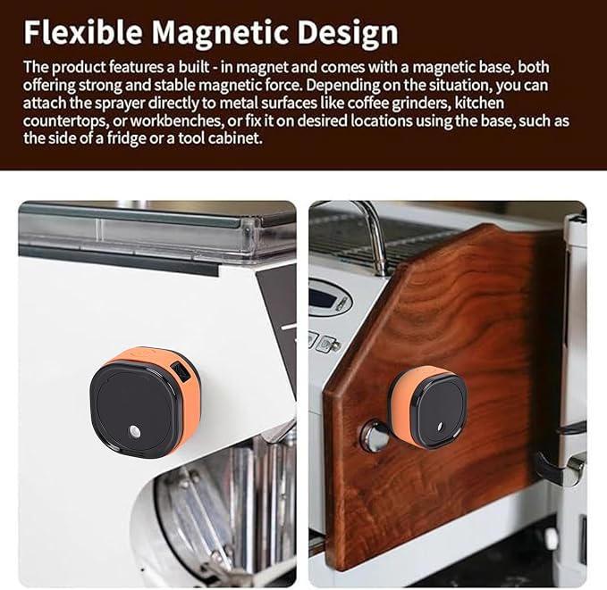 GOWENIC Magnetic Rechargeable Coffee Bean Spray Bottle, Coffee Bean Atomizer - Image 4