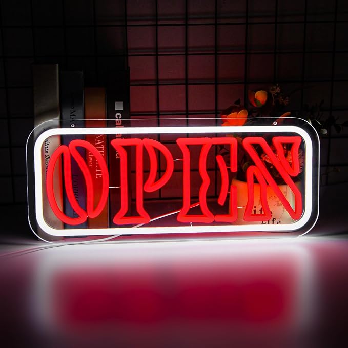 Neon Open Sign for Business LED Neon Open Light Sign Powered by USB - Image 2