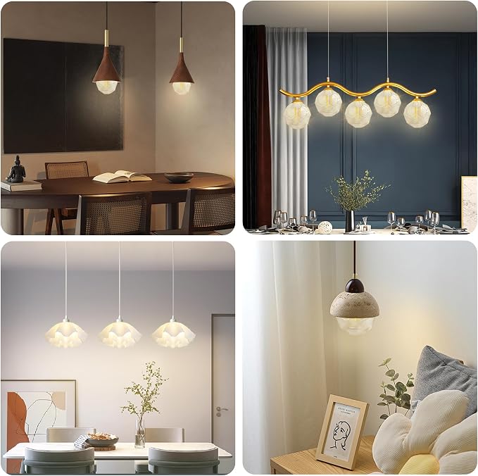 Vintage LED Edison Bulb G30 G95 6W Equivalent 60watt, Dimmable CRI 90+ LED - Image 5