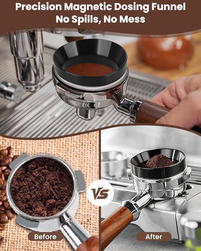8 PCS Espresso Accessories Kit, 54mm Tamper Station - Image 5