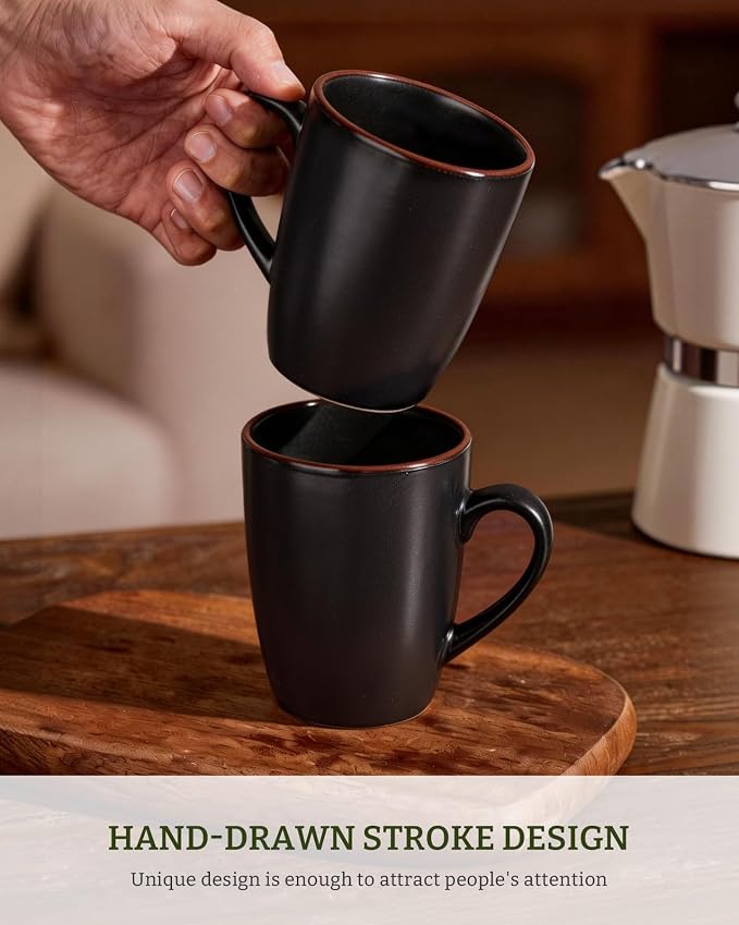 famiware Venus Coffee Mugs for 8, 13 oz Mug Set, Dringking Cup - Image 3