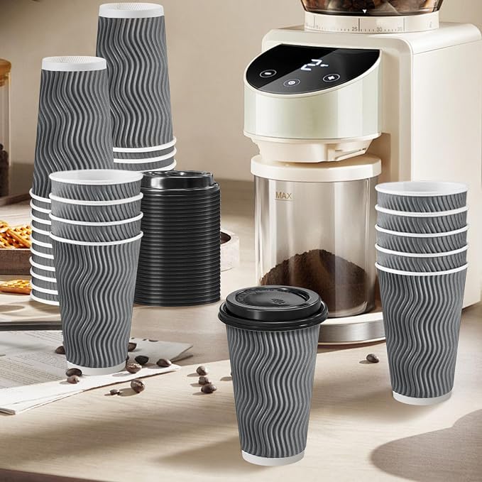 Clawsoff 20 oz 50 Pack Disposable Paper Cups - Image 4