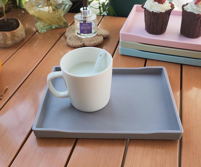 Small Gray Serving Tray | for Serving Accessory, Perfume or Display Use. - Image 3